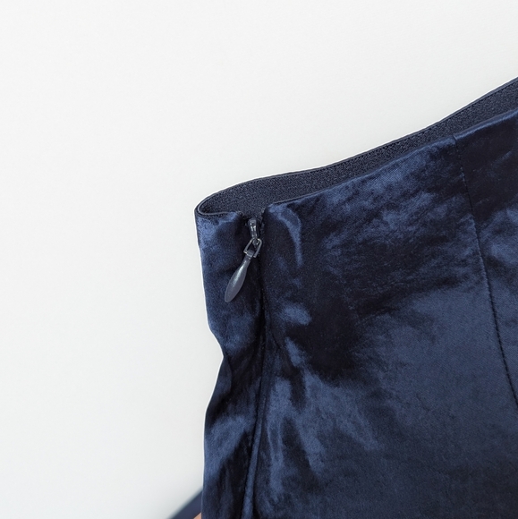 BABATON Satin Slip Midi Skirt Blue 00 Aritzia - Picture 14 of 16